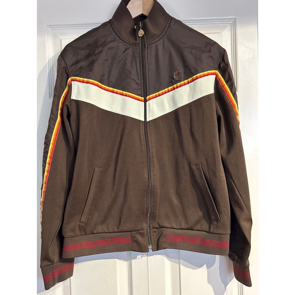 Vintage Quicksilver Brown Sunset Striped Jacket